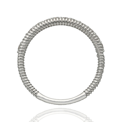 Fehér arany gyűrű 53-as méret (B38238_3I)